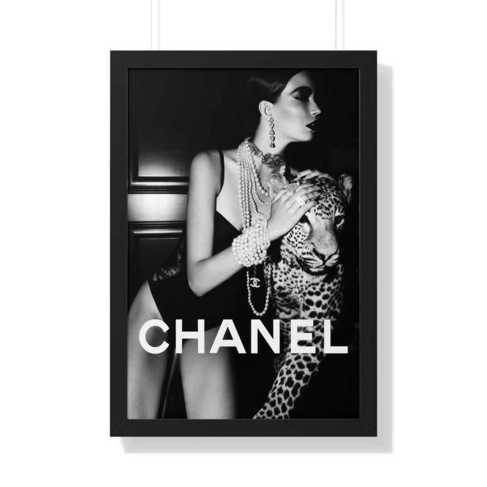 CHANEL Tiger Fashion Art Print Fran